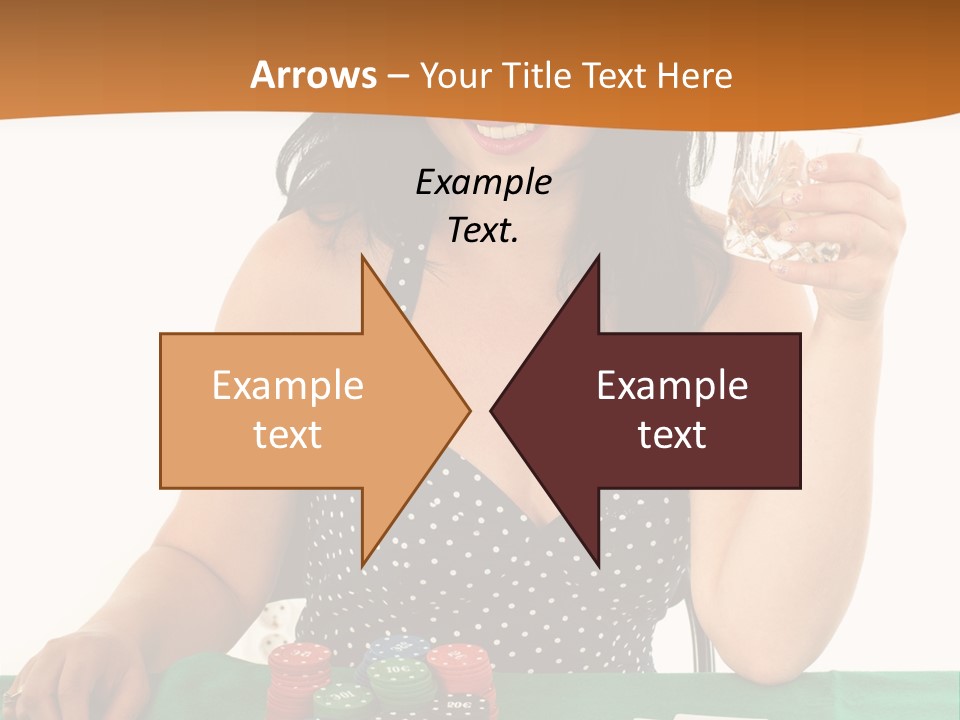 Studio Shot Gambling Whiskey PowerPoint Template