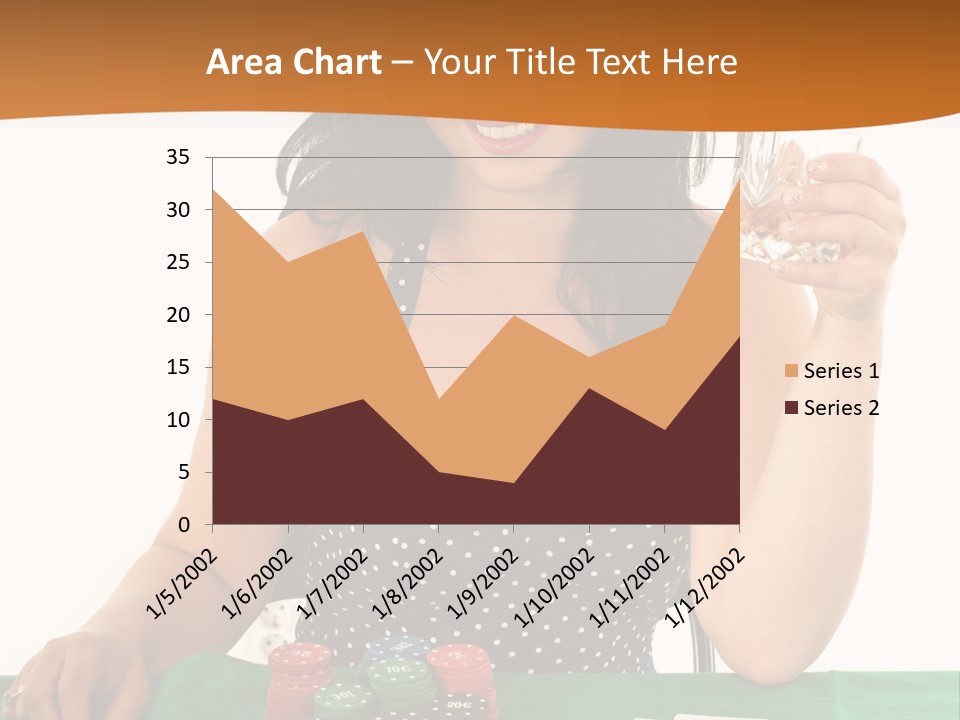 Studio Shot Gambling Whiskey PowerPoint Template