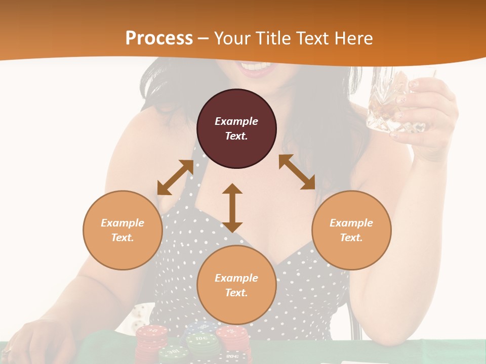 Studio Shot Gambling Whiskey PowerPoint Template