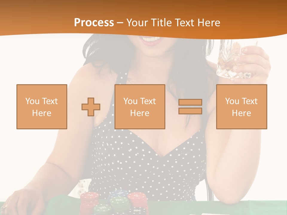 Studio Shot Gambling Whiskey PowerPoint Template
