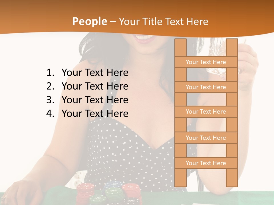 Studio Shot Gambling Whiskey PowerPoint Template