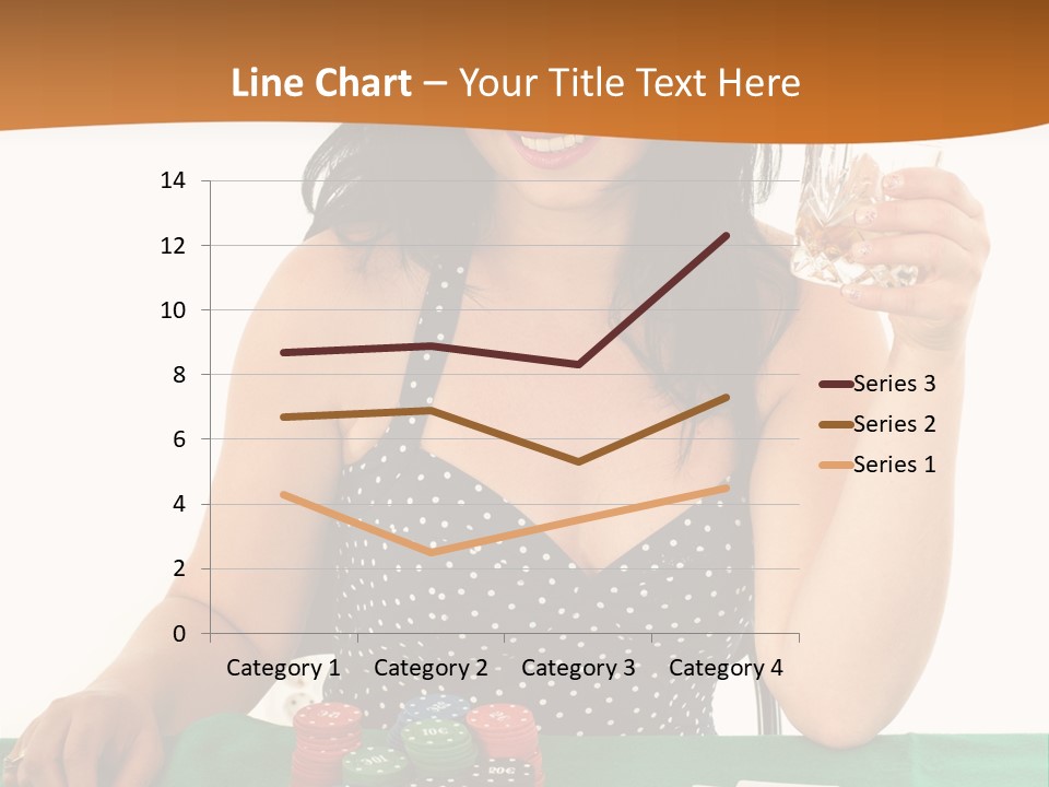 Studio Shot Gambling Whiskey PowerPoint Template