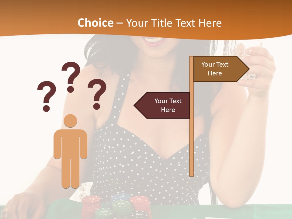 Studio Shot Gambling Whiskey PowerPoint Template