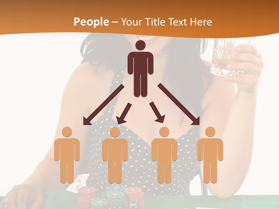 Studio Shot Gambling Whiskey PowerPoint Template