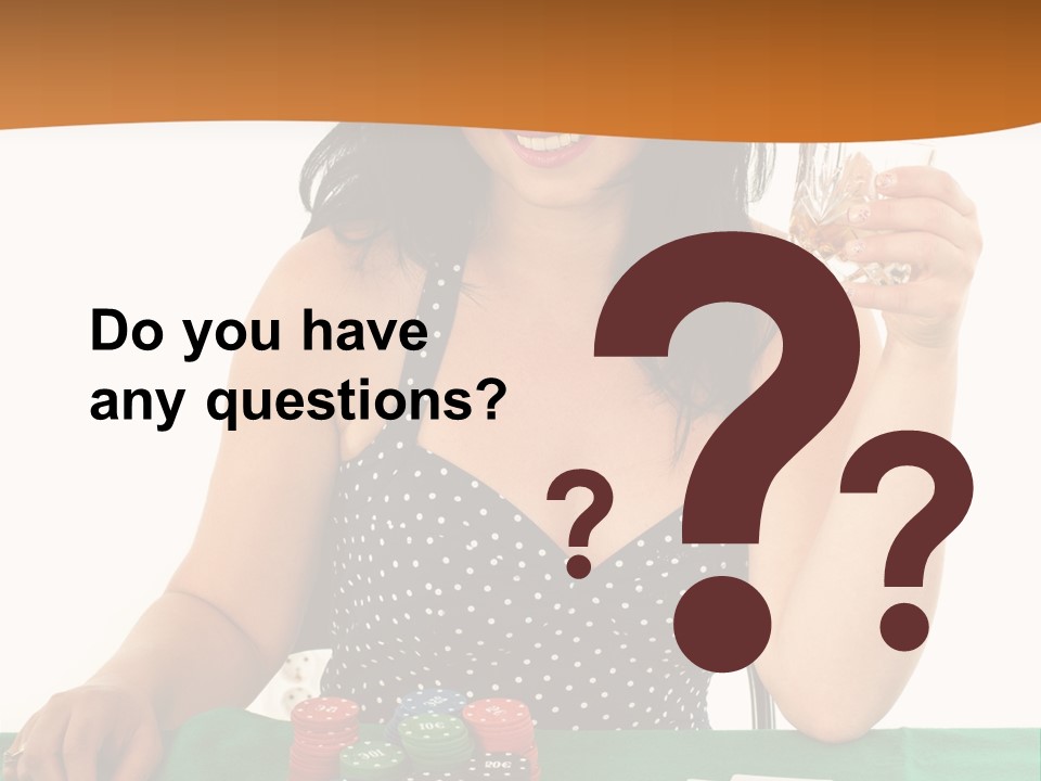 Studio Shot Gambling Whiskey PowerPoint Template