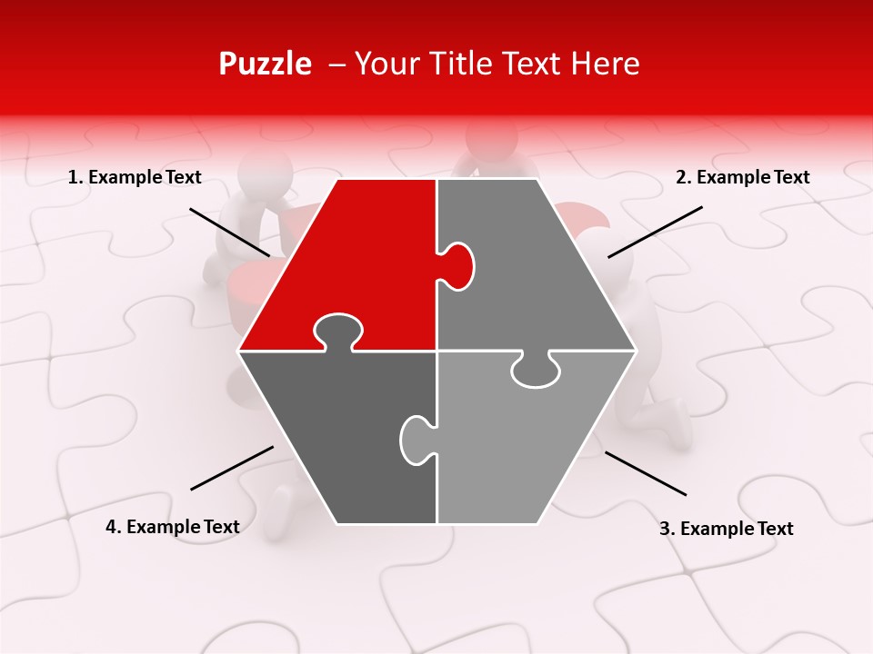 Succeed Puzzle Win PowerPoint Template
