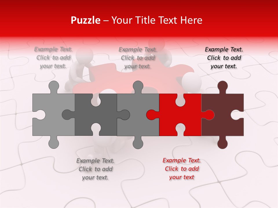 Succeed Puzzle Win PowerPoint Template