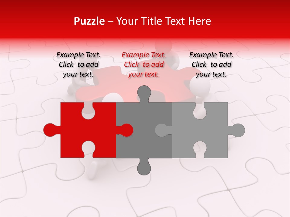 Succeed Puzzle Win PowerPoint Template