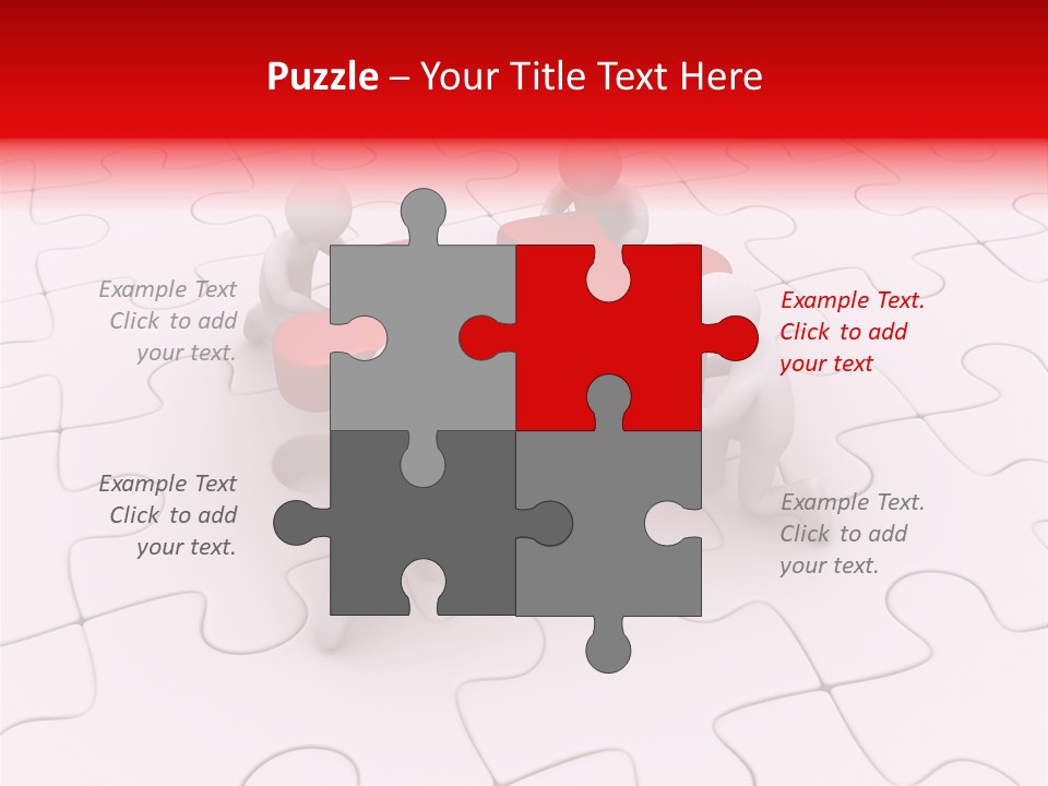 Succeed Puzzle Win PowerPoint Template