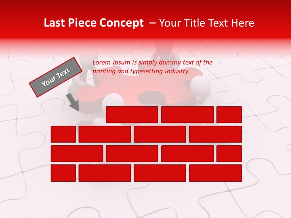 Succeed Puzzle Win PowerPoint Template