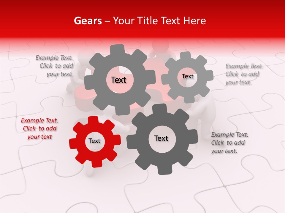 Succeed Puzzle Win PowerPoint Template