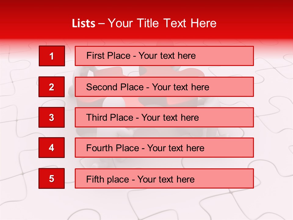 Succeed Puzzle Win PowerPoint Template