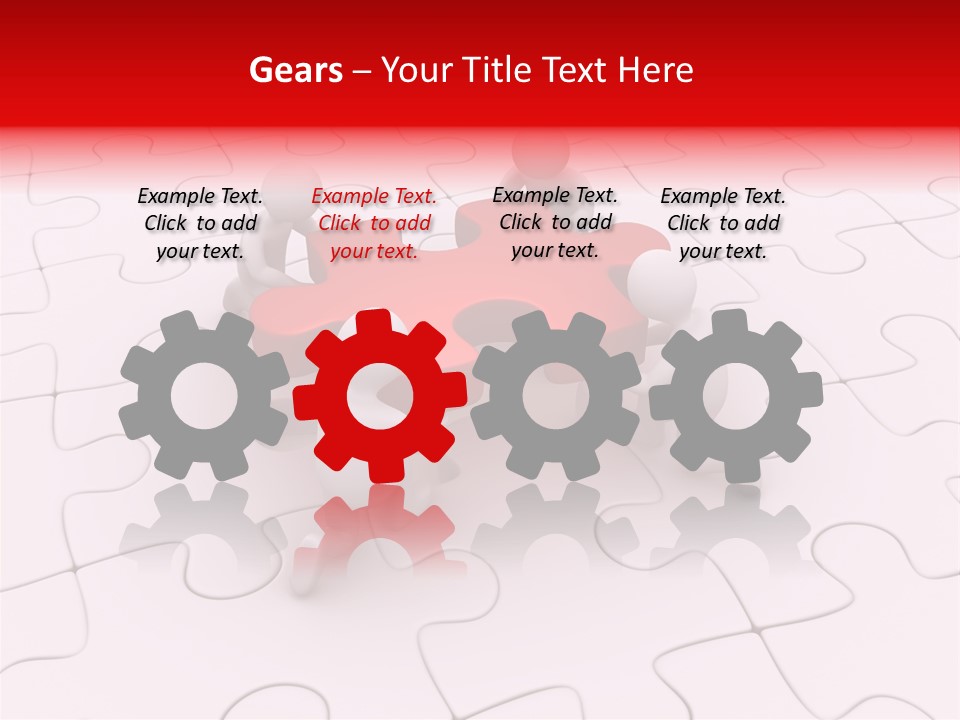 Succeed Puzzle Win PowerPoint Template