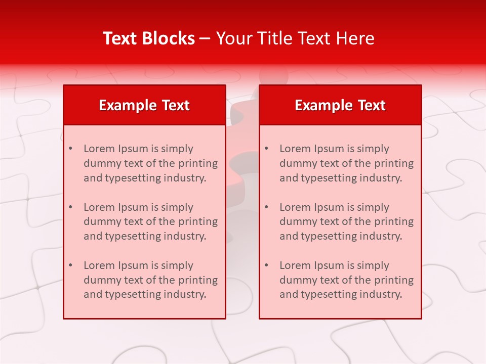 Succeed Puzzle Win PowerPoint Template