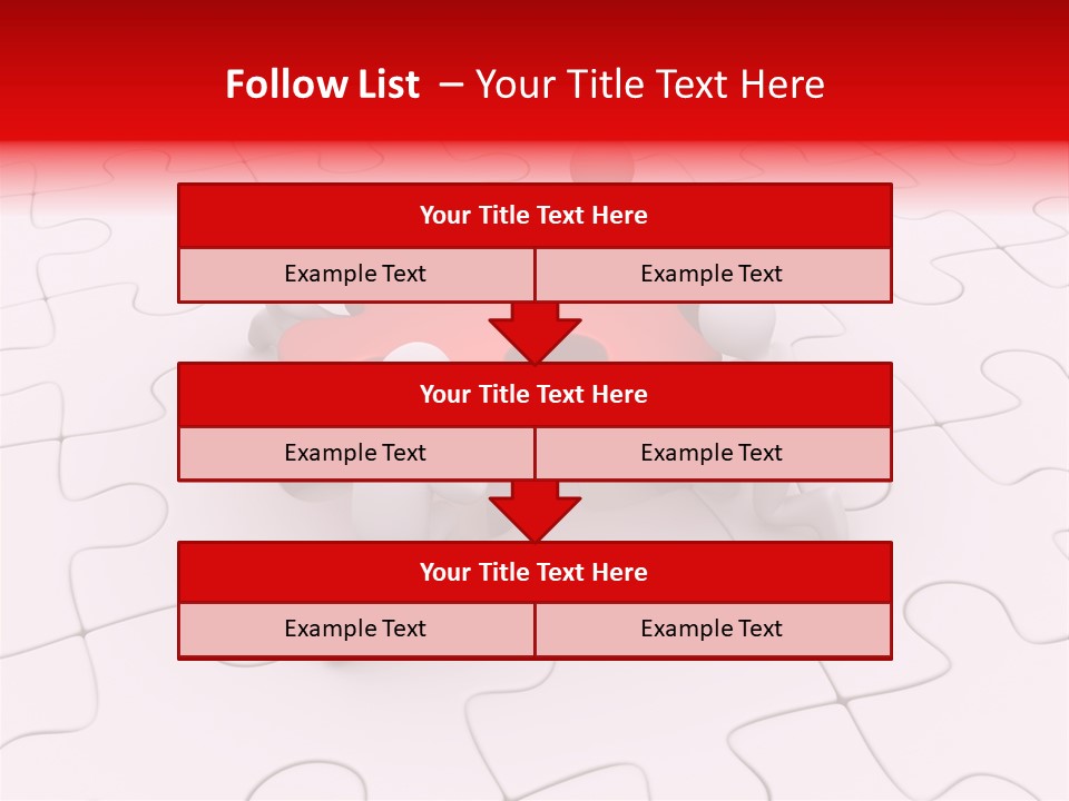 Succeed Puzzle Win PowerPoint Template