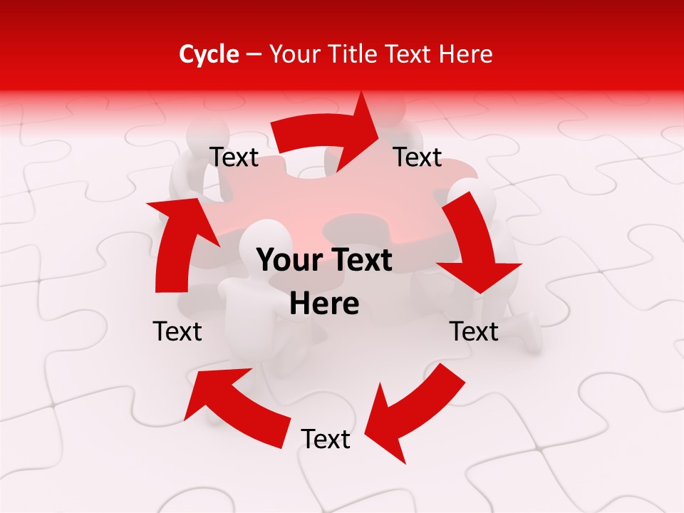 Succeed Puzzle Win PowerPoint Template