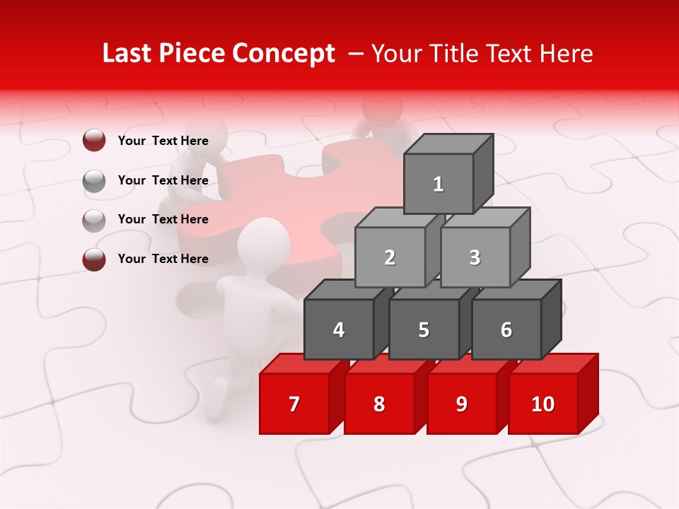 Succeed Puzzle Win PowerPoint Template