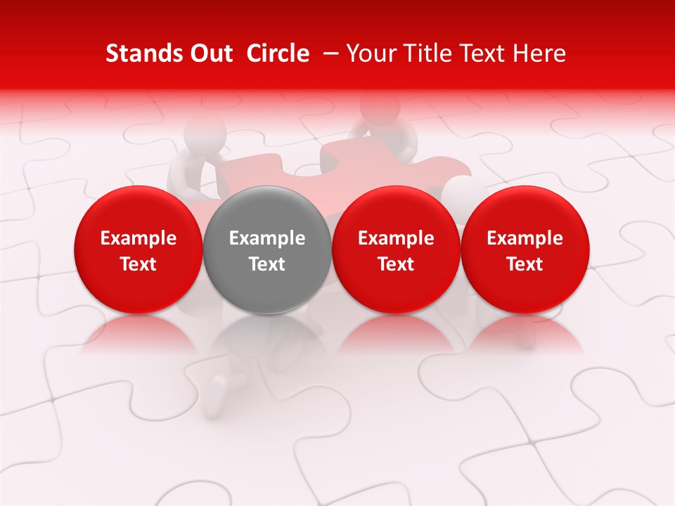 Succeed Puzzle Win PowerPoint Template