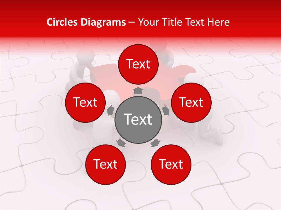 Succeed Puzzle Win PowerPoint Template