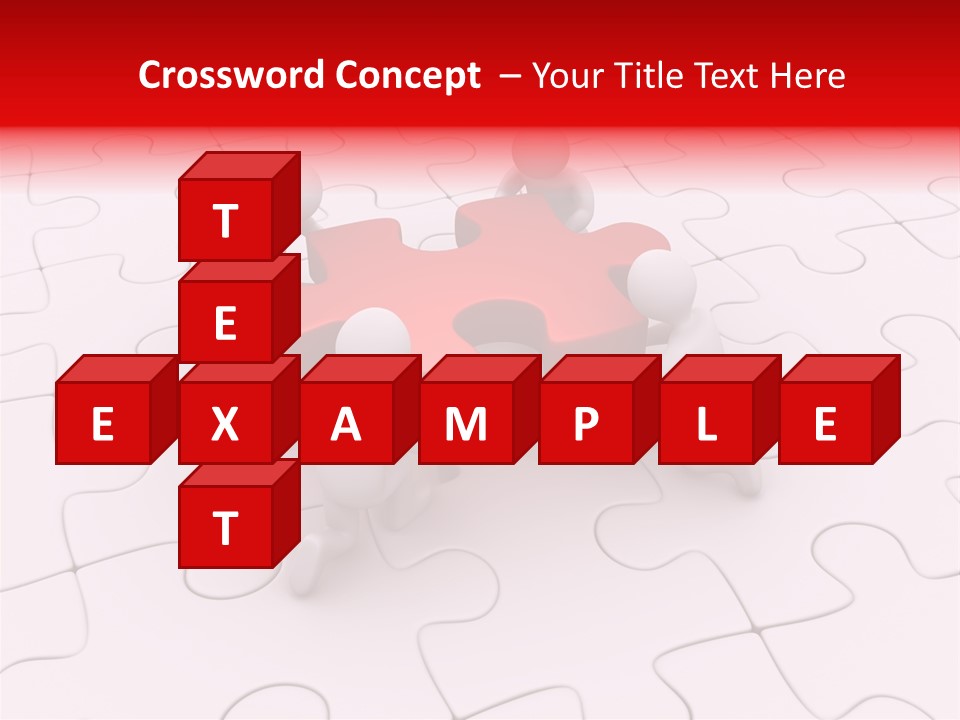 Succeed Puzzle Win PowerPoint Template