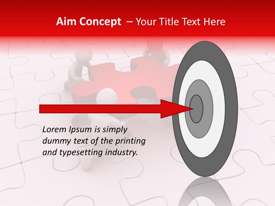 Succeed Puzzle Win PowerPoint Template