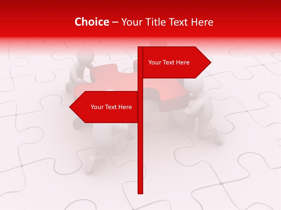 Succeed Puzzle Win PowerPoint Template