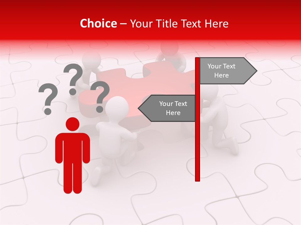 Succeed Puzzle Win PowerPoint Template