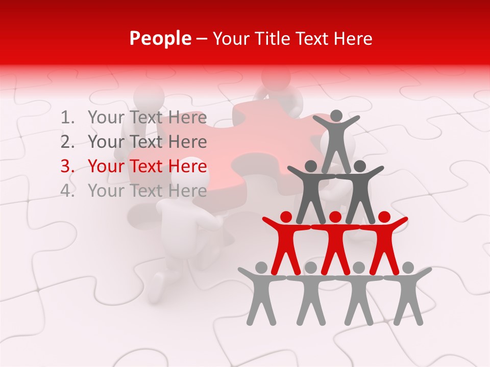 Succeed Puzzle Win PowerPoint Template