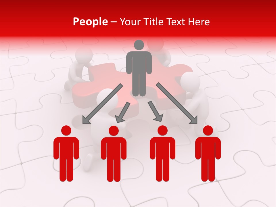 Succeed Puzzle Win PowerPoint Template