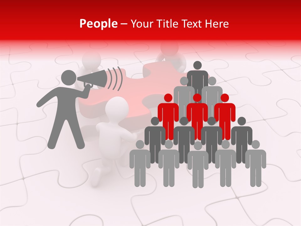 Succeed Puzzle Win PowerPoint Template