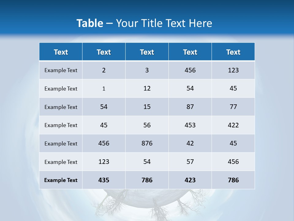 Illustration Tale Plant PowerPoint Template