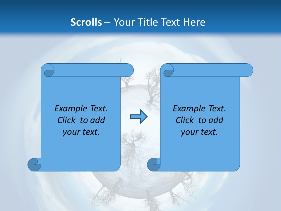 Illustration Tale Plant PowerPoint Template
