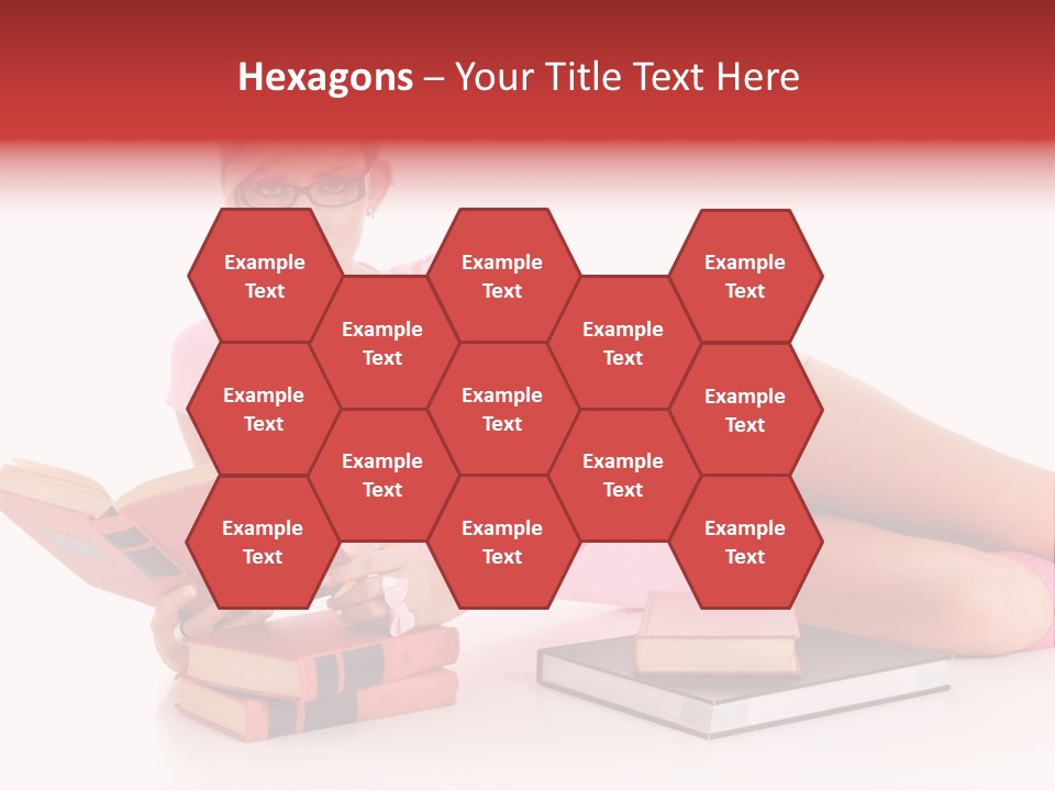 Student School Hair PowerPoint Template