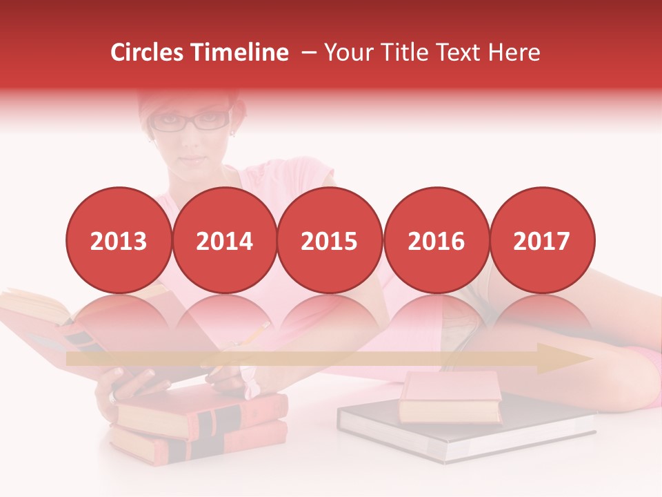 Student School Hair PowerPoint Template