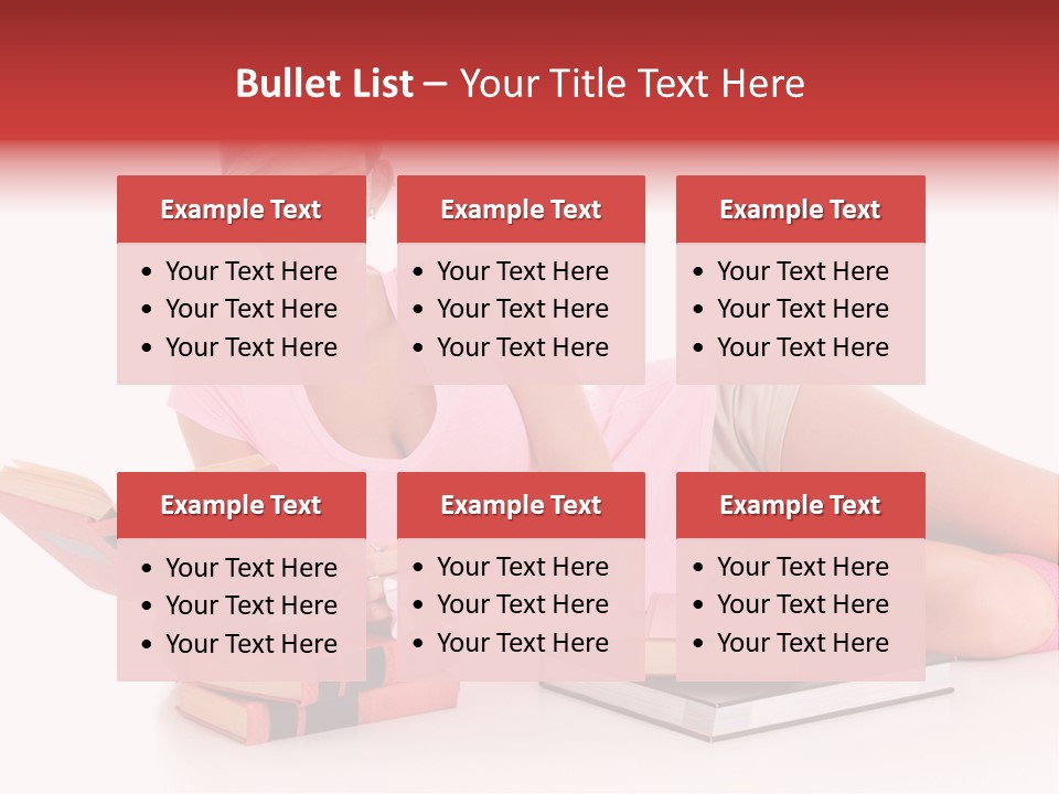 Student School Hair PowerPoint Template