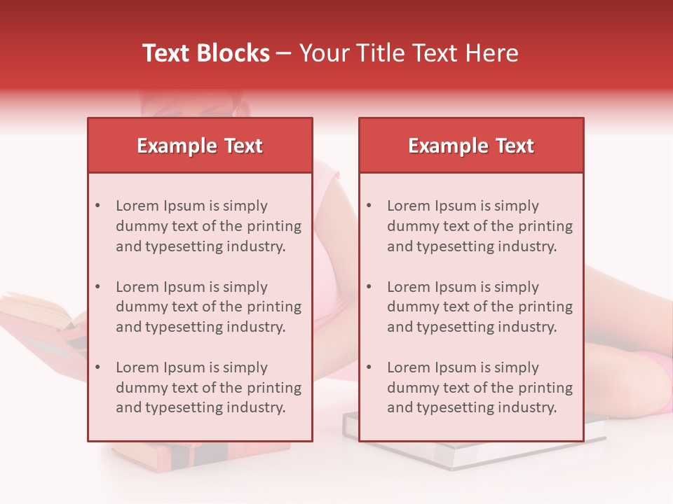 Student School Hair PowerPoint Template