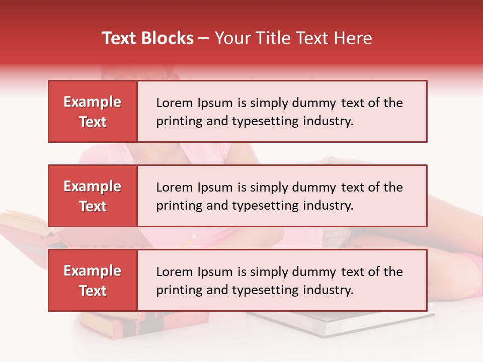 Student School Hair PowerPoint Template