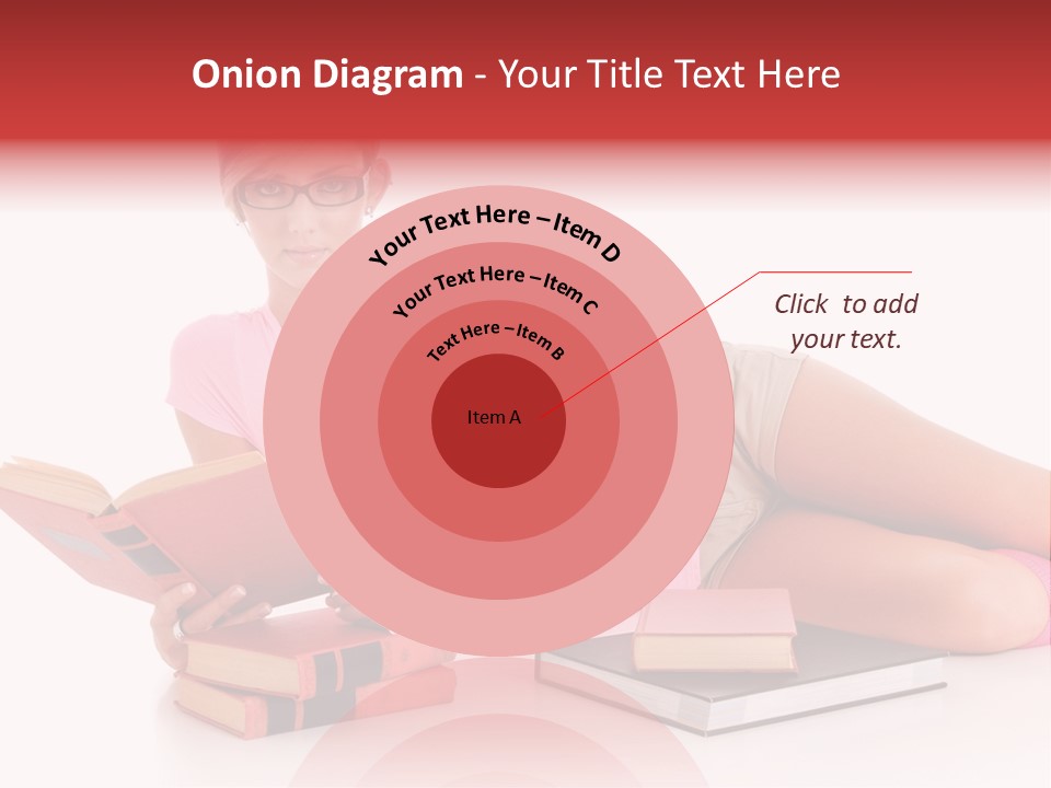 Student School Hair PowerPoint Template