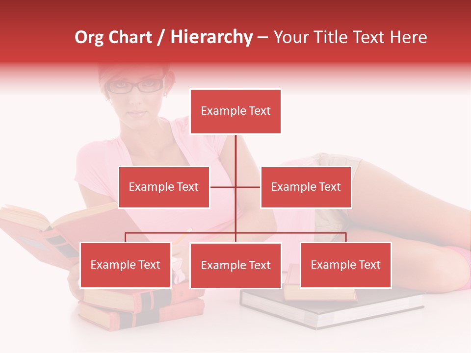 Student School Hair PowerPoint Template