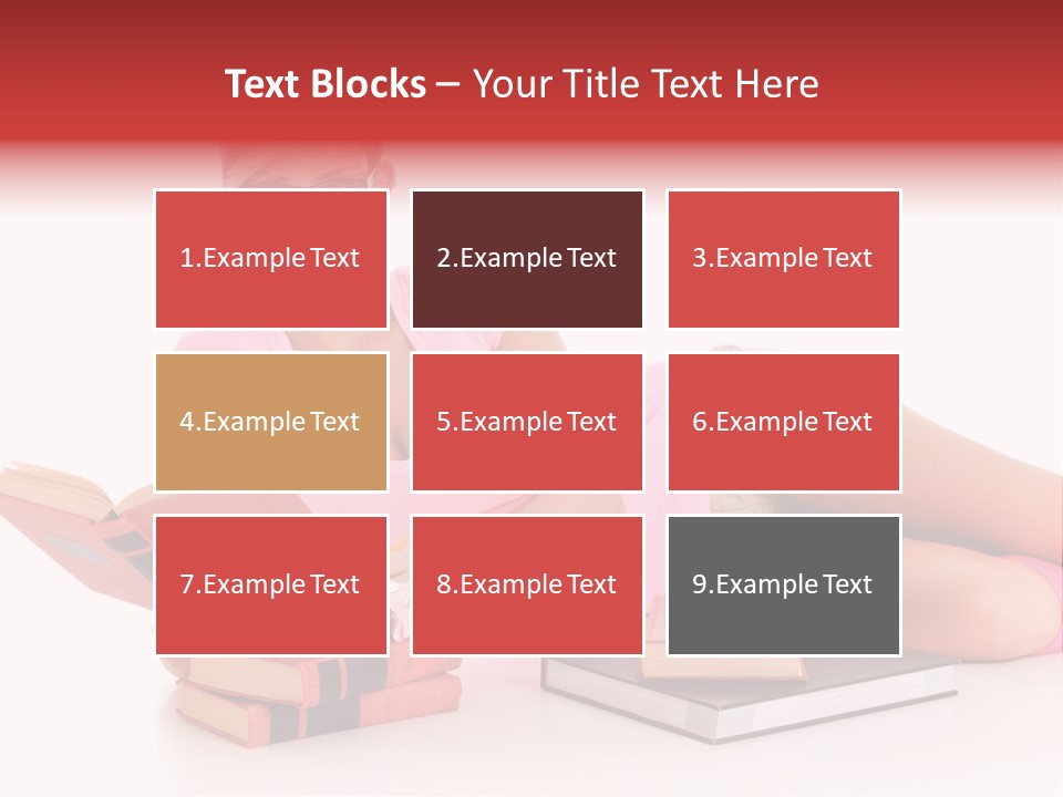 Student School Hair PowerPoint Template