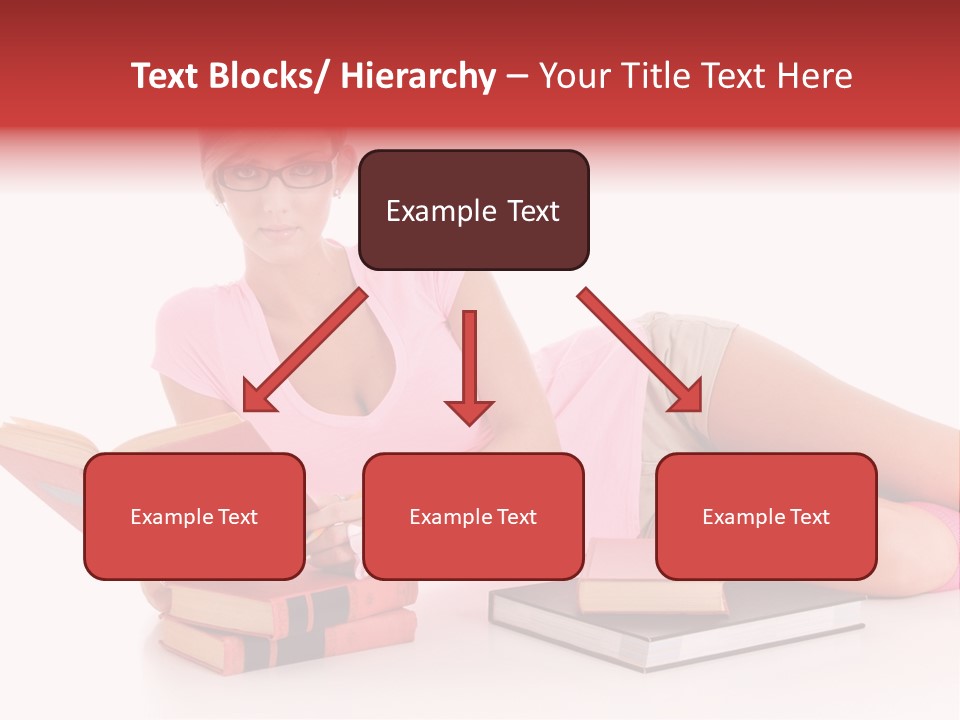 Student School Hair PowerPoint Template