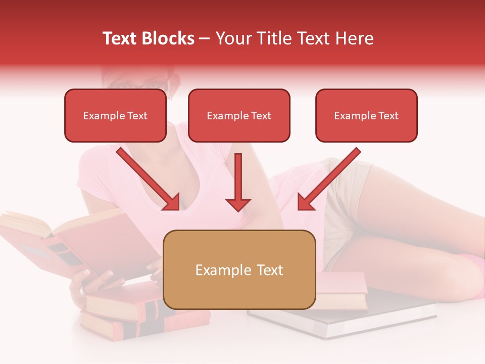 Student School Hair PowerPoint Template