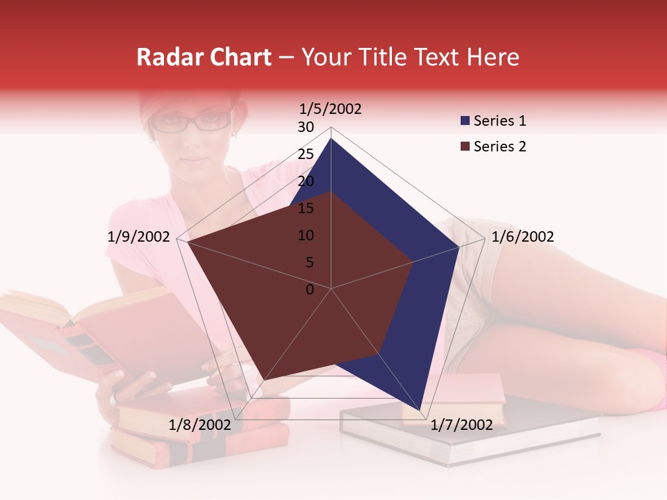Student School Hair PowerPoint Template