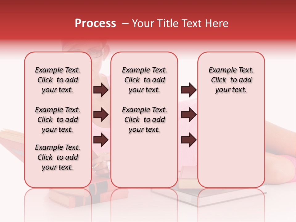 Student School Hair PowerPoint Template