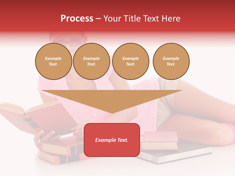 Student School Hair PowerPoint Template