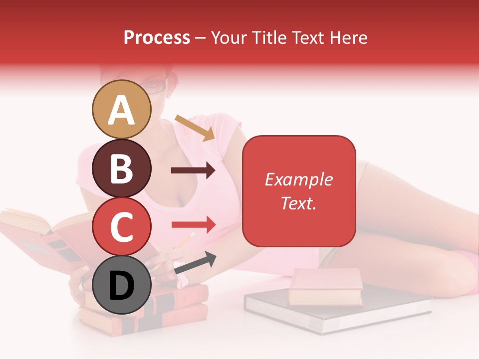 Student School Hair PowerPoint Template
