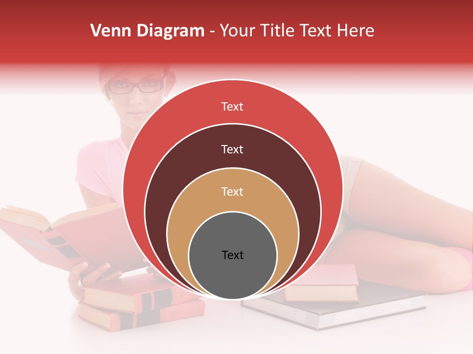 Student School Hair PowerPoint Template