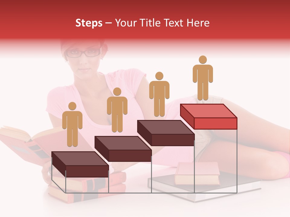 Student School Hair PowerPoint Template