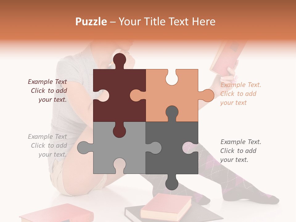 College Homework Nerd PowerPoint Template