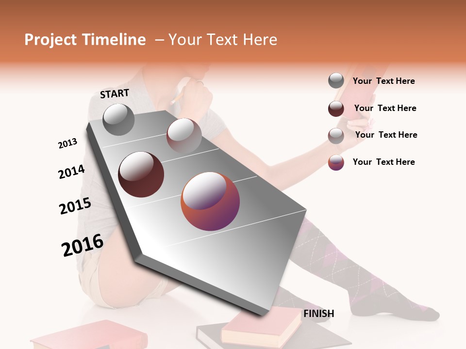 College Homework Nerd PowerPoint Template